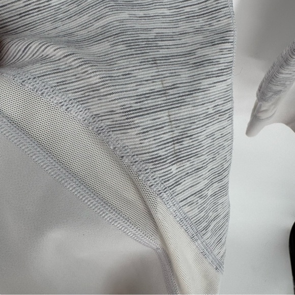 lululemon athletica wunder under heather Gray scalloped hem 23 cropped Leggings - Picture 10 of 10